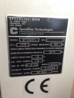 Photo Utilisé SPEEDLINE / MPM AP Excel À vendre