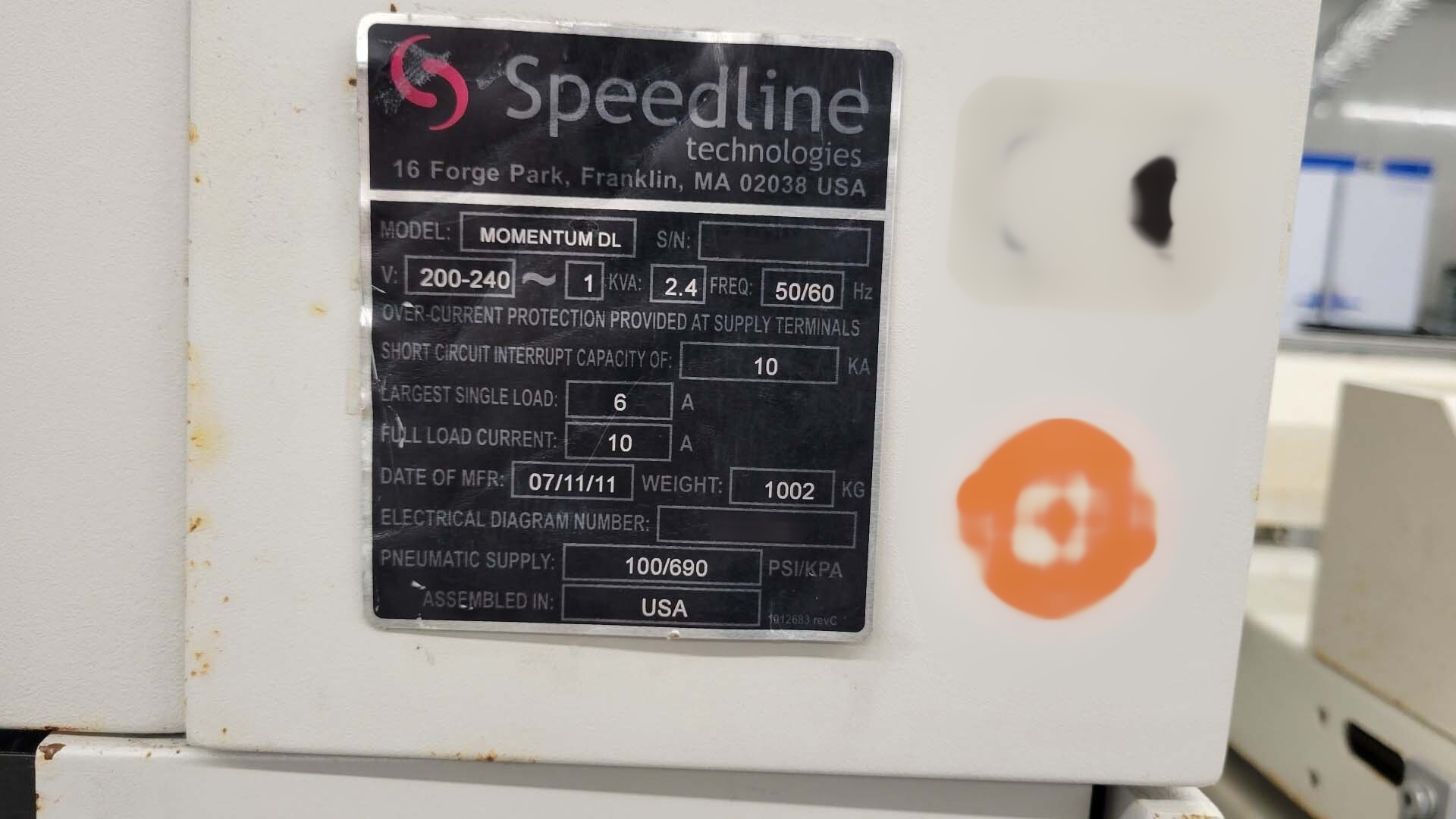 Foto Verwendet SPEEDLINE / MPM Momentum DL Zum Verkauf