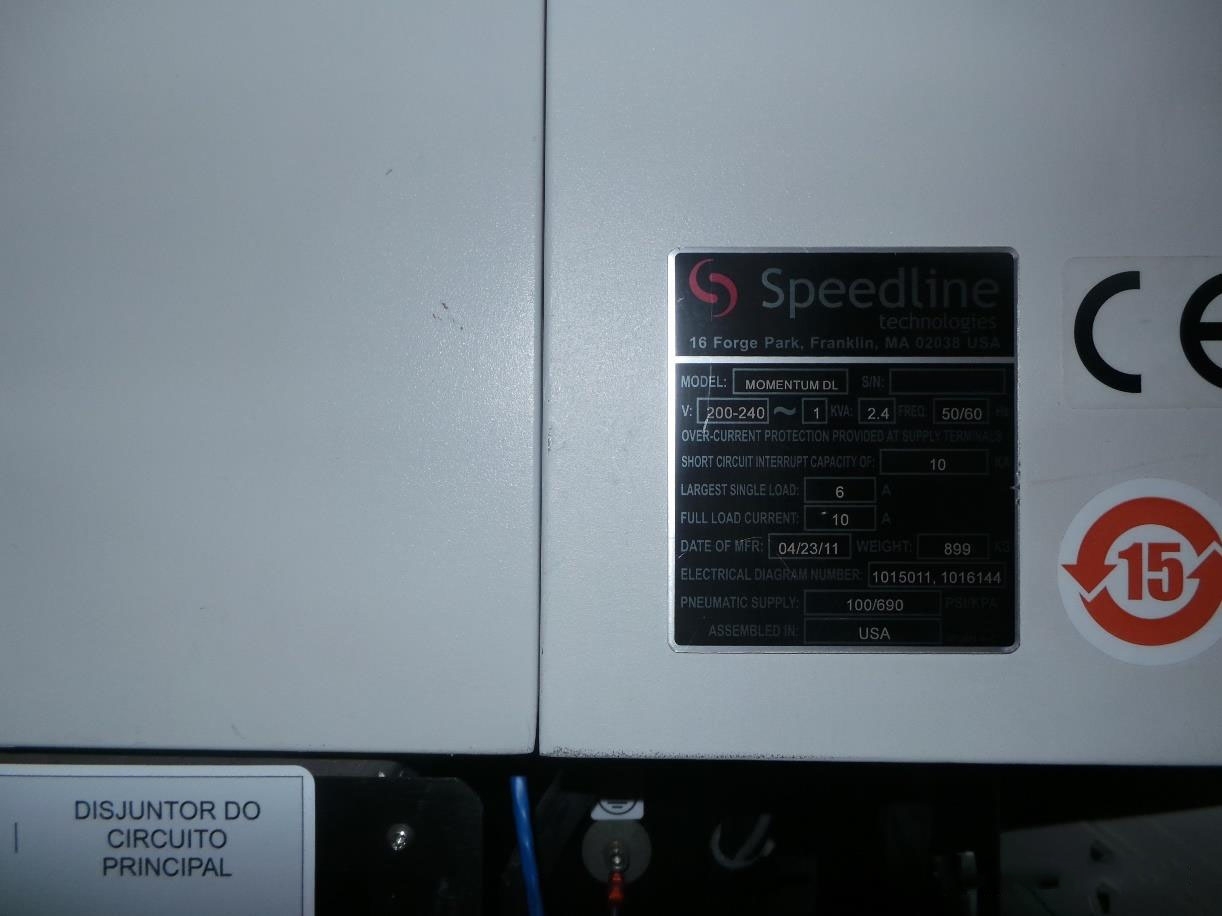 Photo Used SPEEDLINE / MPM Momentum Elite For Sale