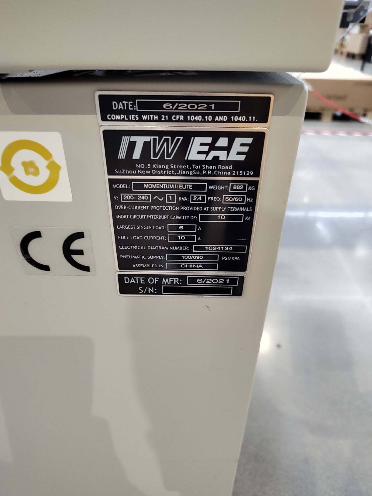 Photo Used SPEEDLINE / MPM Momentum II Elite For Sale