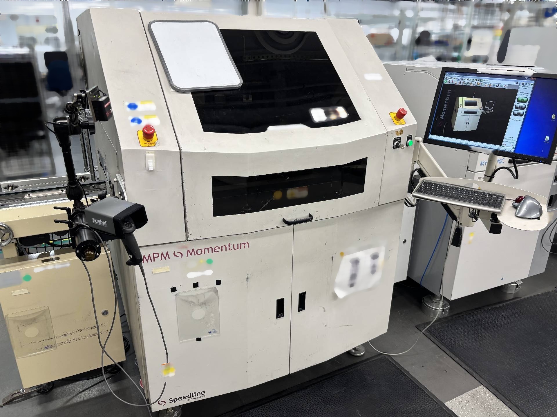 사진 사용됨 SPEEDLINE / MPM Screen Printer 판매용