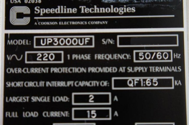 Foto Verwendet SPEEDLINE / MPM Ultraflex UP 3000UF Zum Verkauf