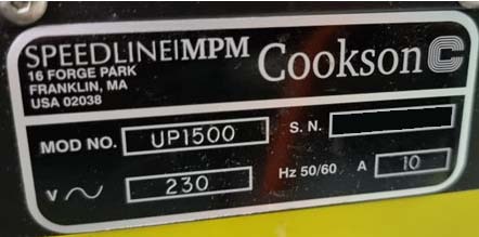 Photo Used SPEEDLINE / MPM UP 1500 For Sale