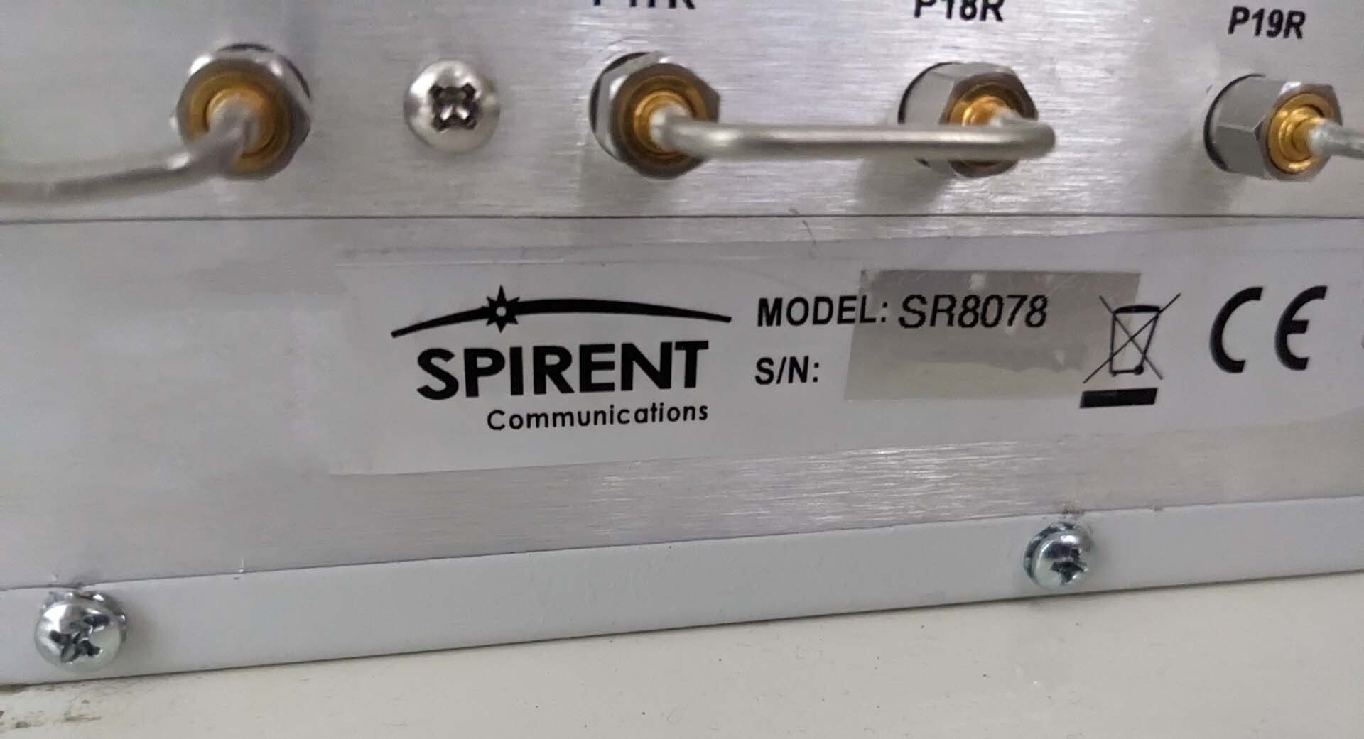 圖為 已使用的 SPIRENT SR8078 待售