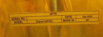 图为 已使用的 SPTS Sigma Fx P300 待售
