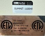フォト（写真） 使用される SRT / SIERRA RESEARCH AND TECH Summit 1100 販売のために