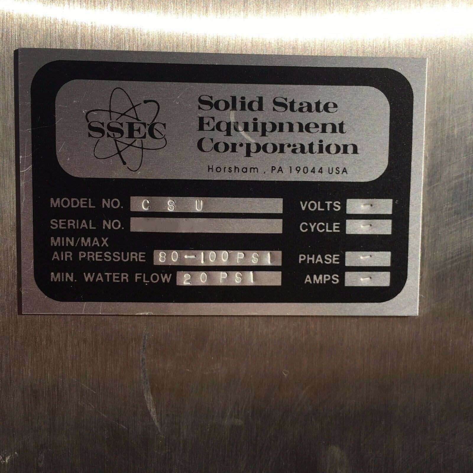 Foto Verwendet SOLID STATE EQUIPMENT CORPORATION / SSEC CSU Zum Verkauf