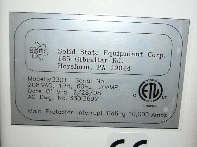SSEC M3301 洗滌器用於銷售價格#92188 > 從CAE 購買
