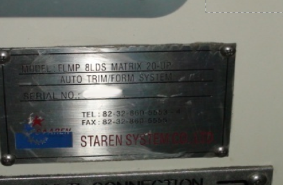 Photo Used STAREN FLMP-8LDS Matrix 20-UP For Sale