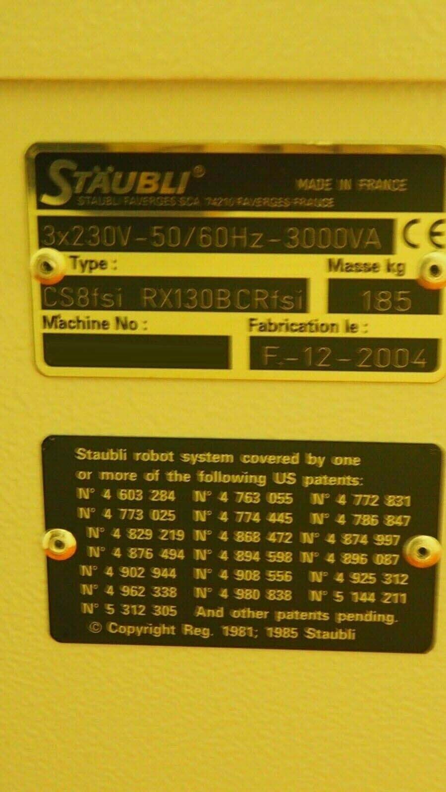 圖為 已使用的 STAUBLI RX130B 待售