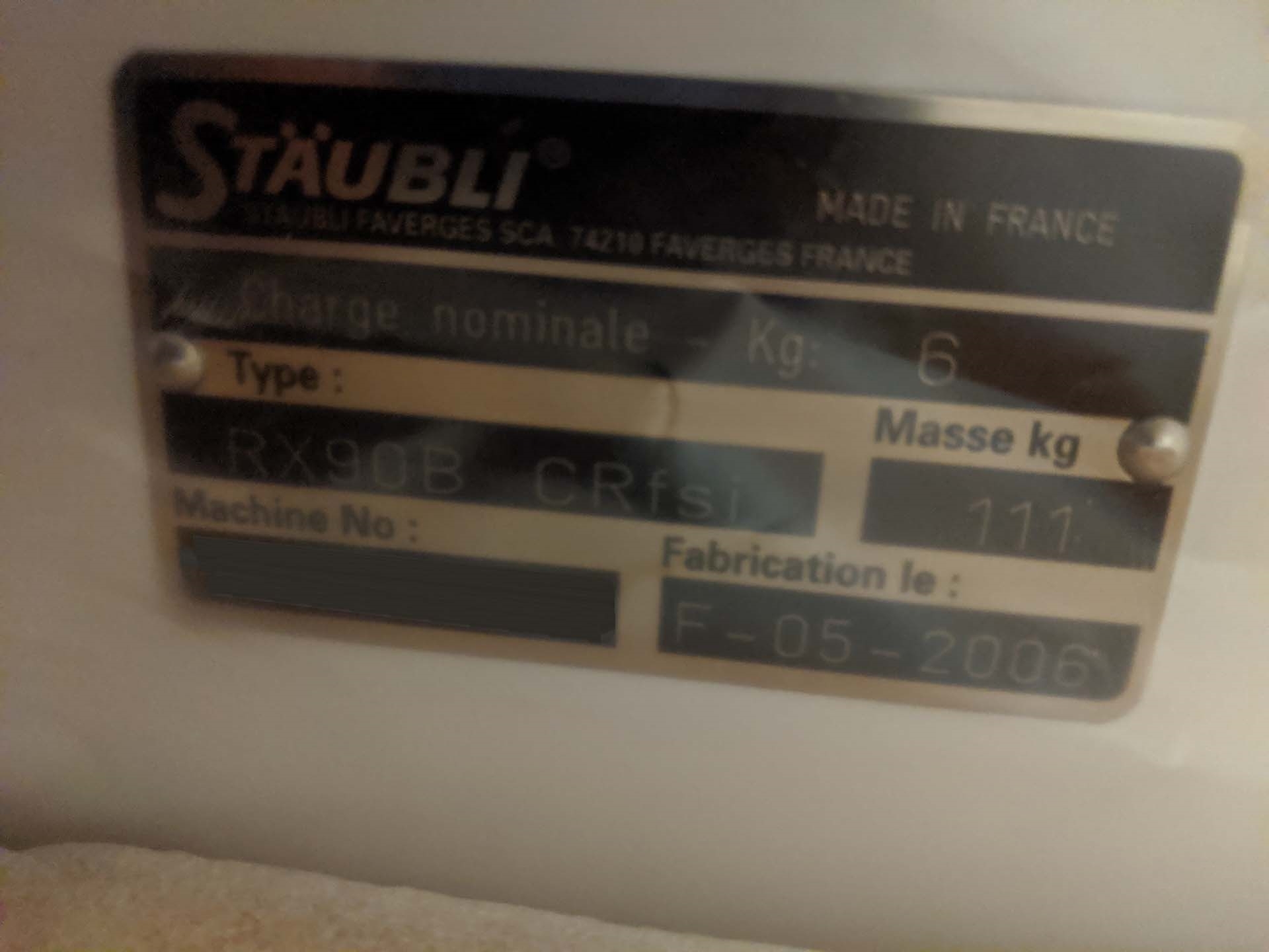 Photo Used STAUBLI RX90 CRfsi For Sale