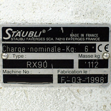 フォト（写真） 使用される STAUBLI RX90 販売のために