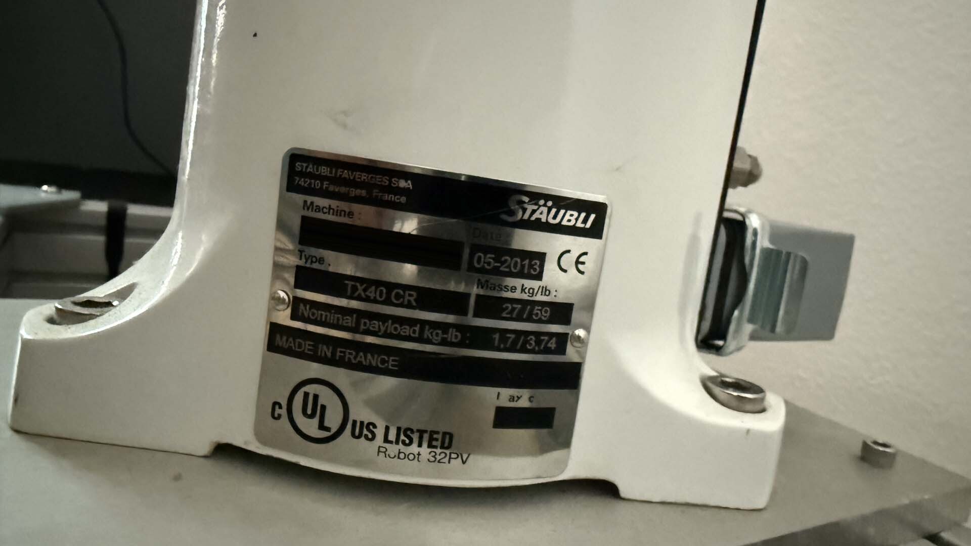 圖為 已使用的 STAUBLI TX40 CL 待售