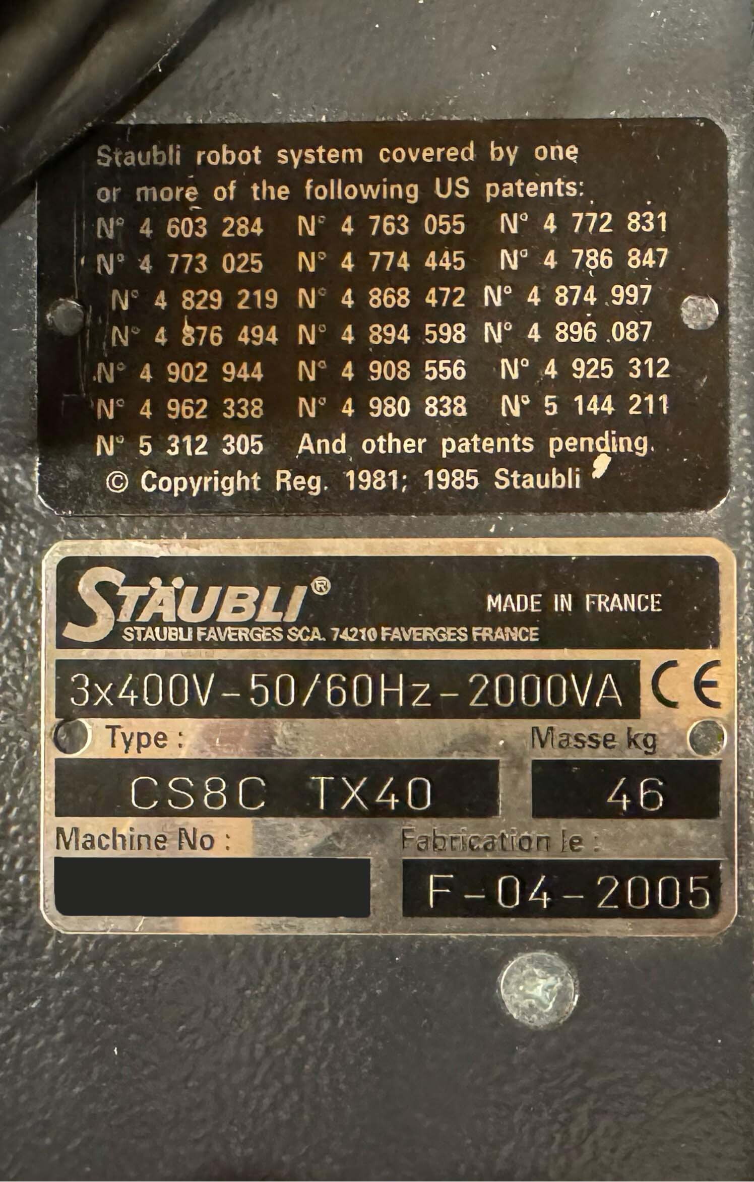 フォト（写真） 使用される STAUBLI TX40 販売のために
