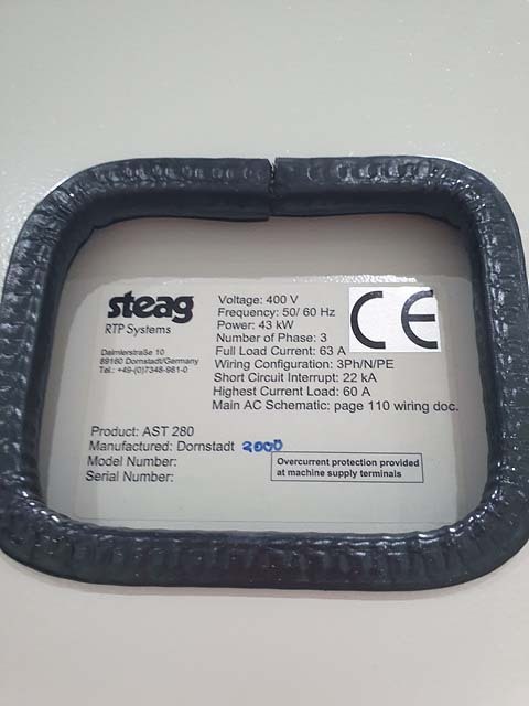 Photo Used STEAG / MATTSON / AST AST 280 For Sale