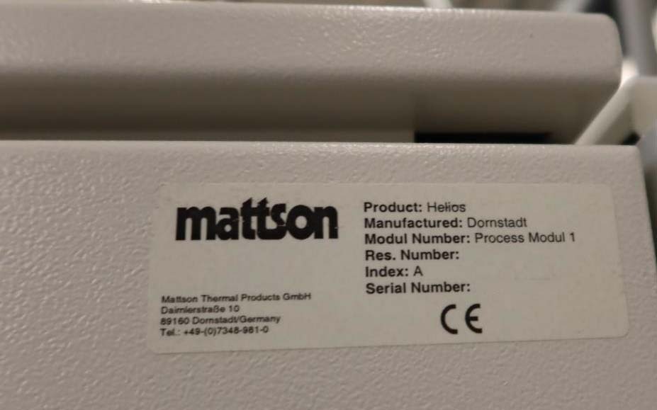 Photo Used STEAG / MATTSON / AST Helios For Sale