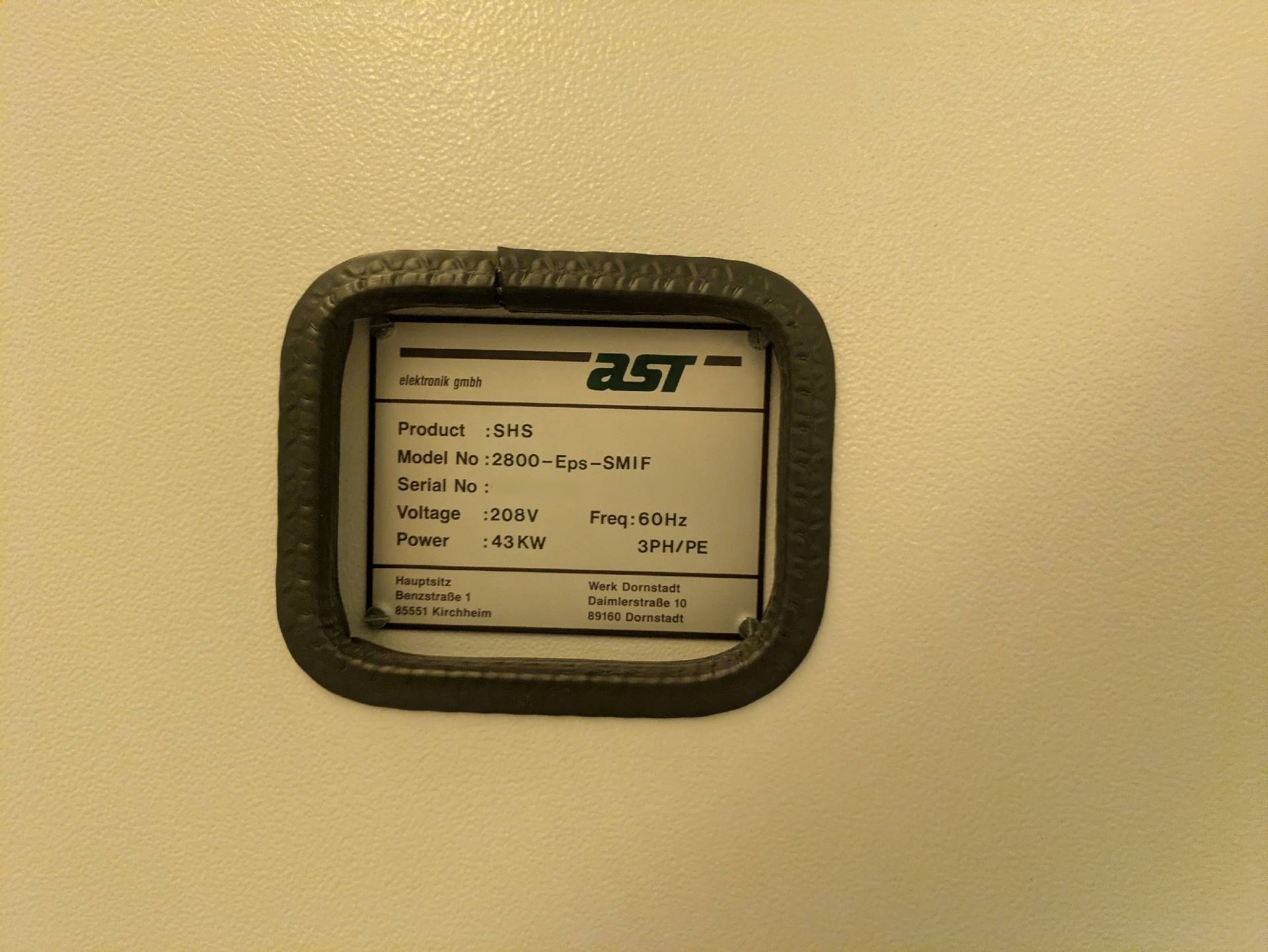 フォト（写真） 使用される STEAG / MATTSON / AST SHS-2800SF 販売のために