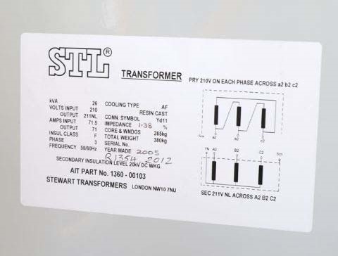 Photo Used STL Transformer For Sale
