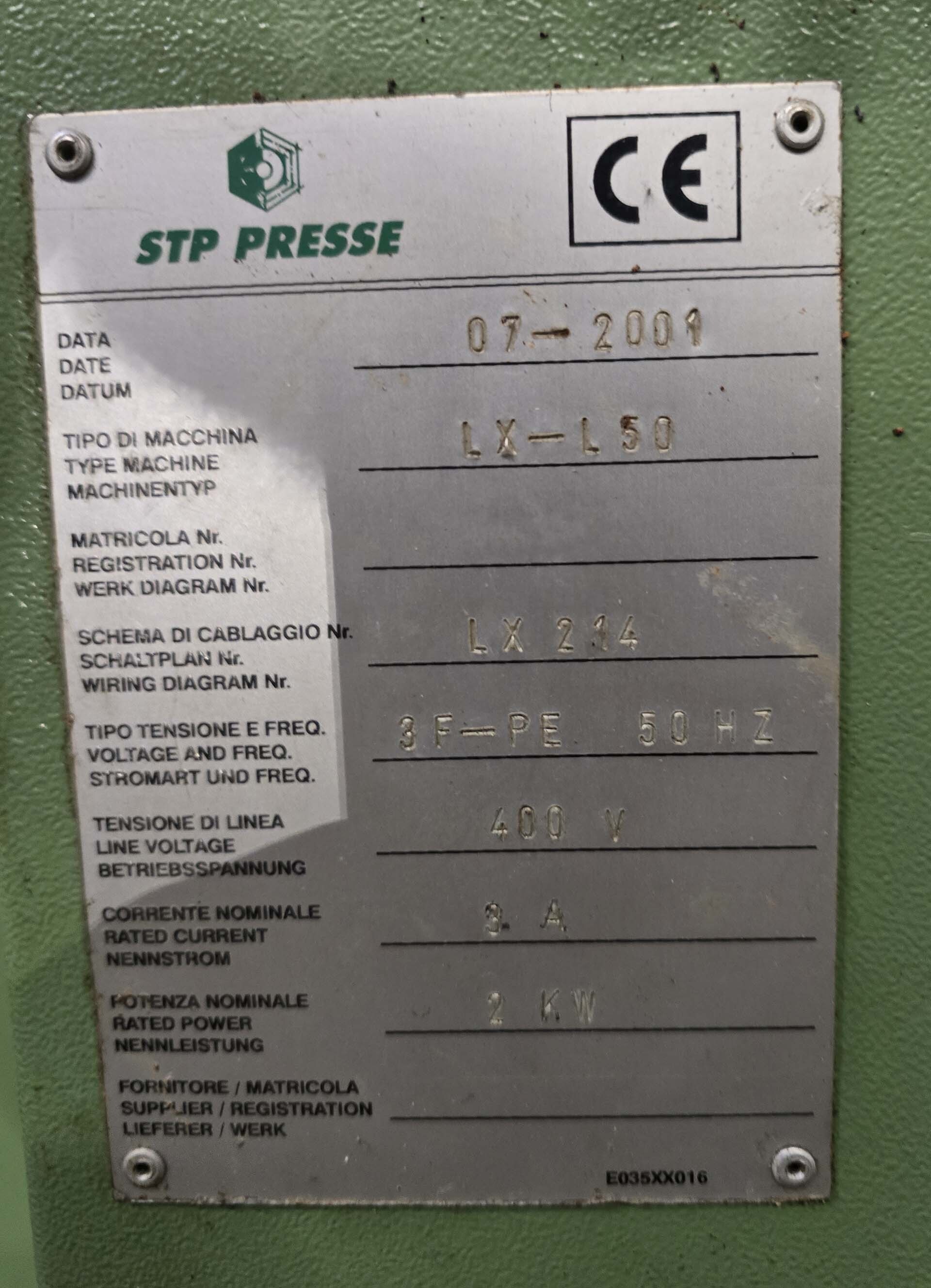 圖為 已使用的 STP PRESSE LX-L50 待售