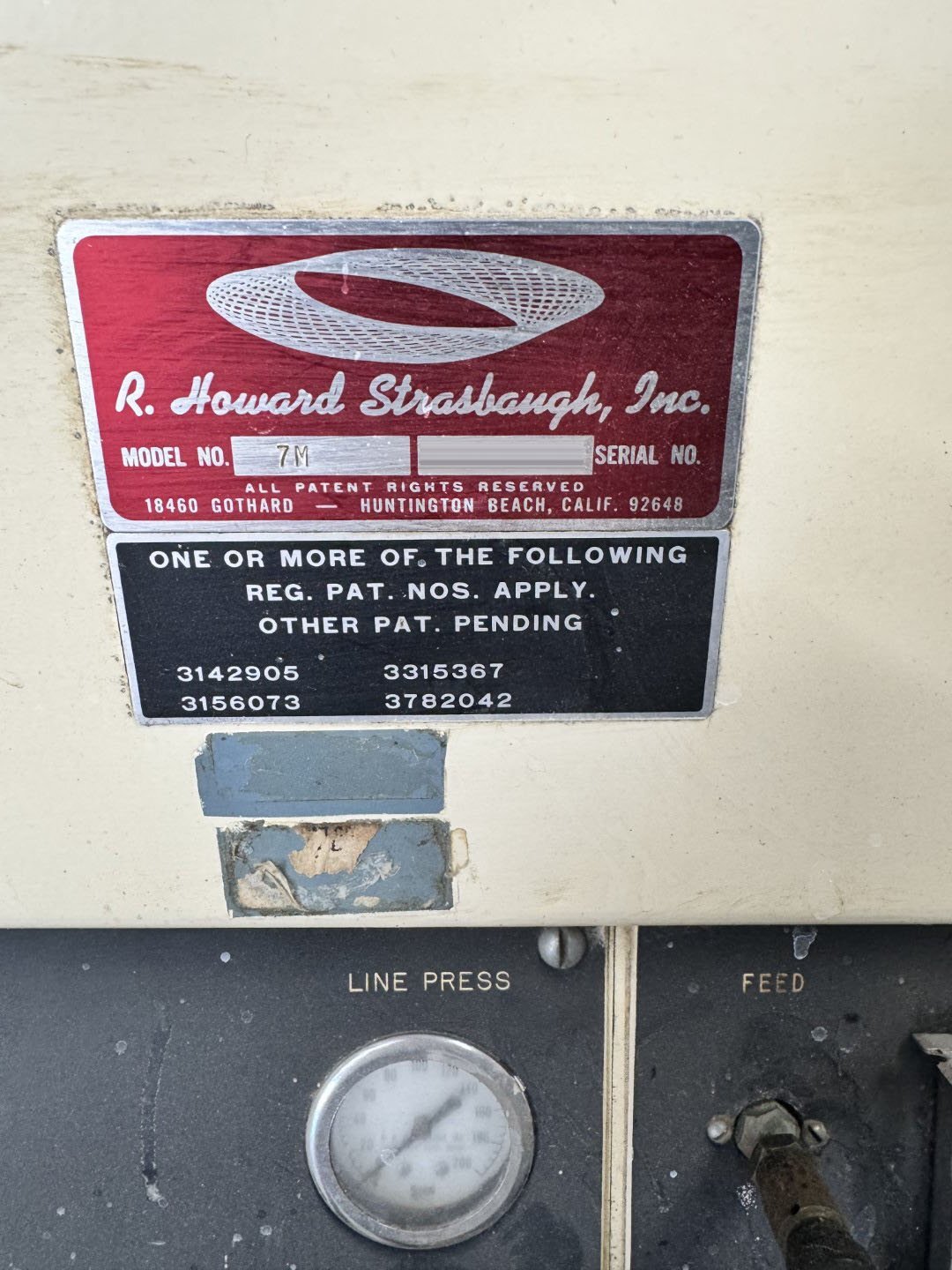 Photo Used STRASBAUGH 7M For Sale