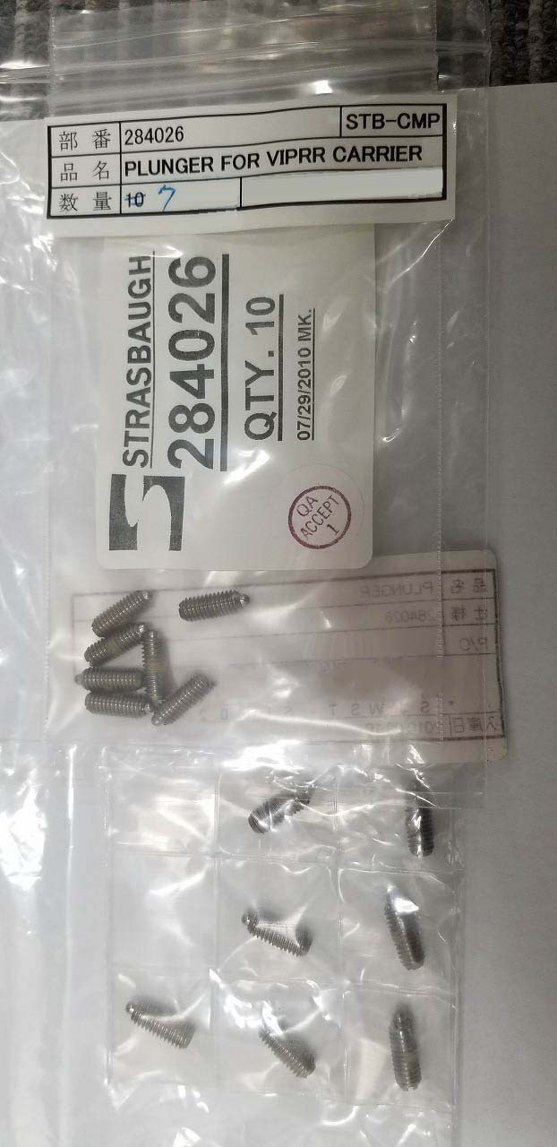 圖為 已使用的 STRASBAUGH Lot of spare parts for 6DS-SP 待售