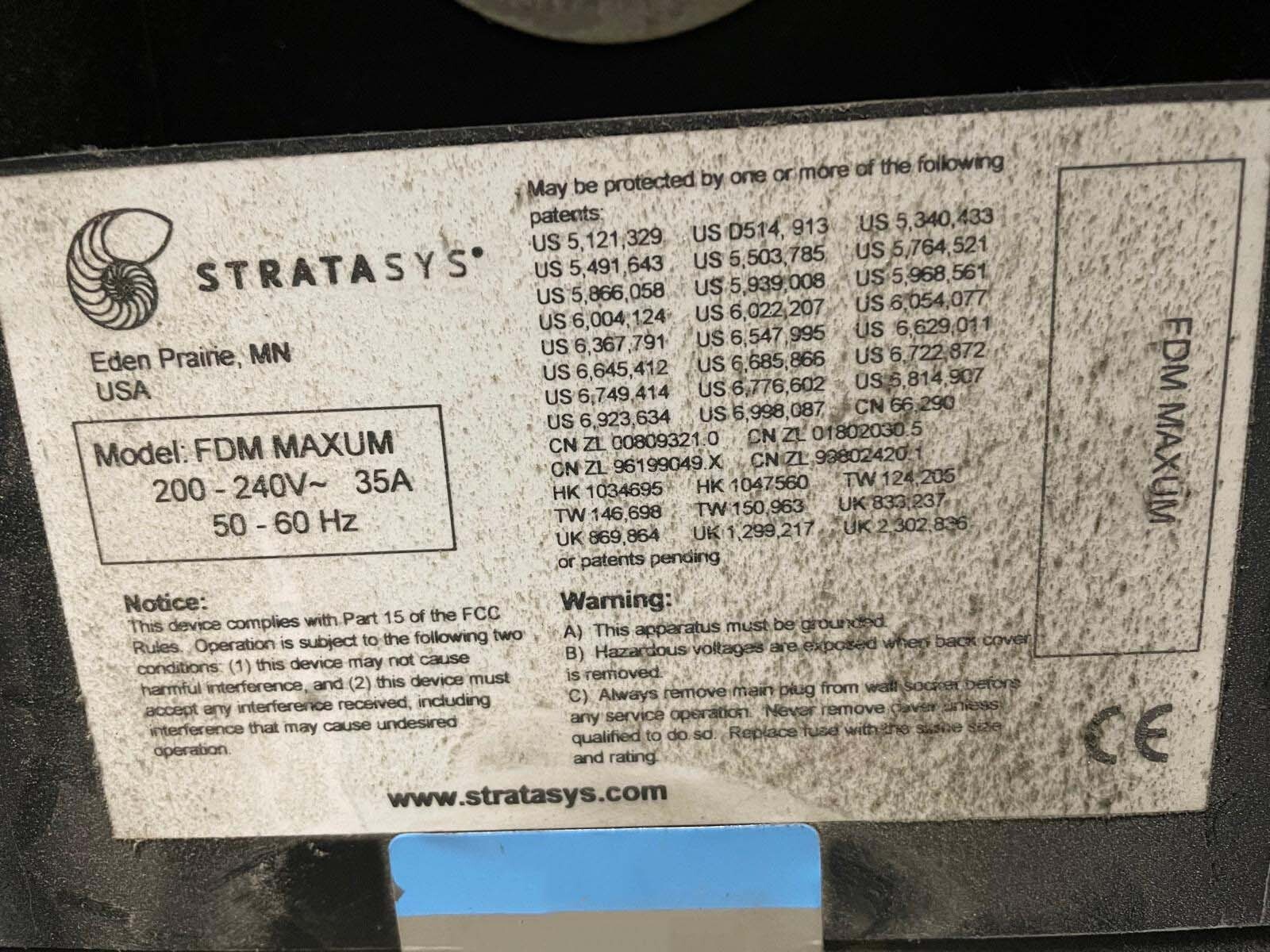 Photo Utilisé STRATASYS FDM Maxum À vendre