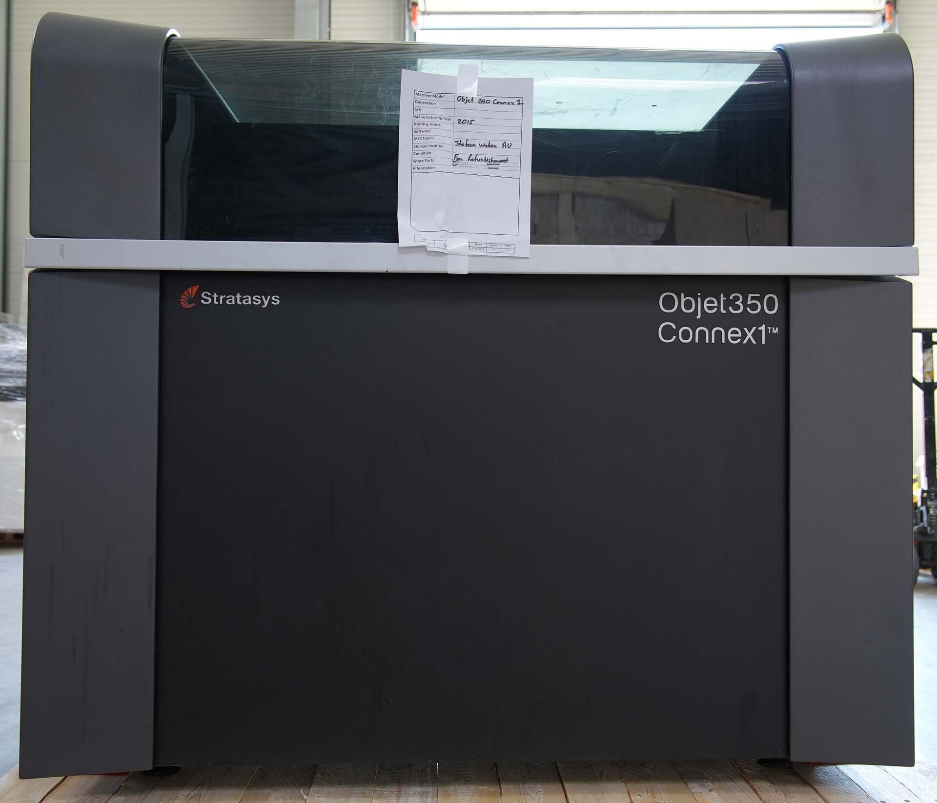 圖為 已使用的 STRATASYS Objet 350 Connex1 待售
