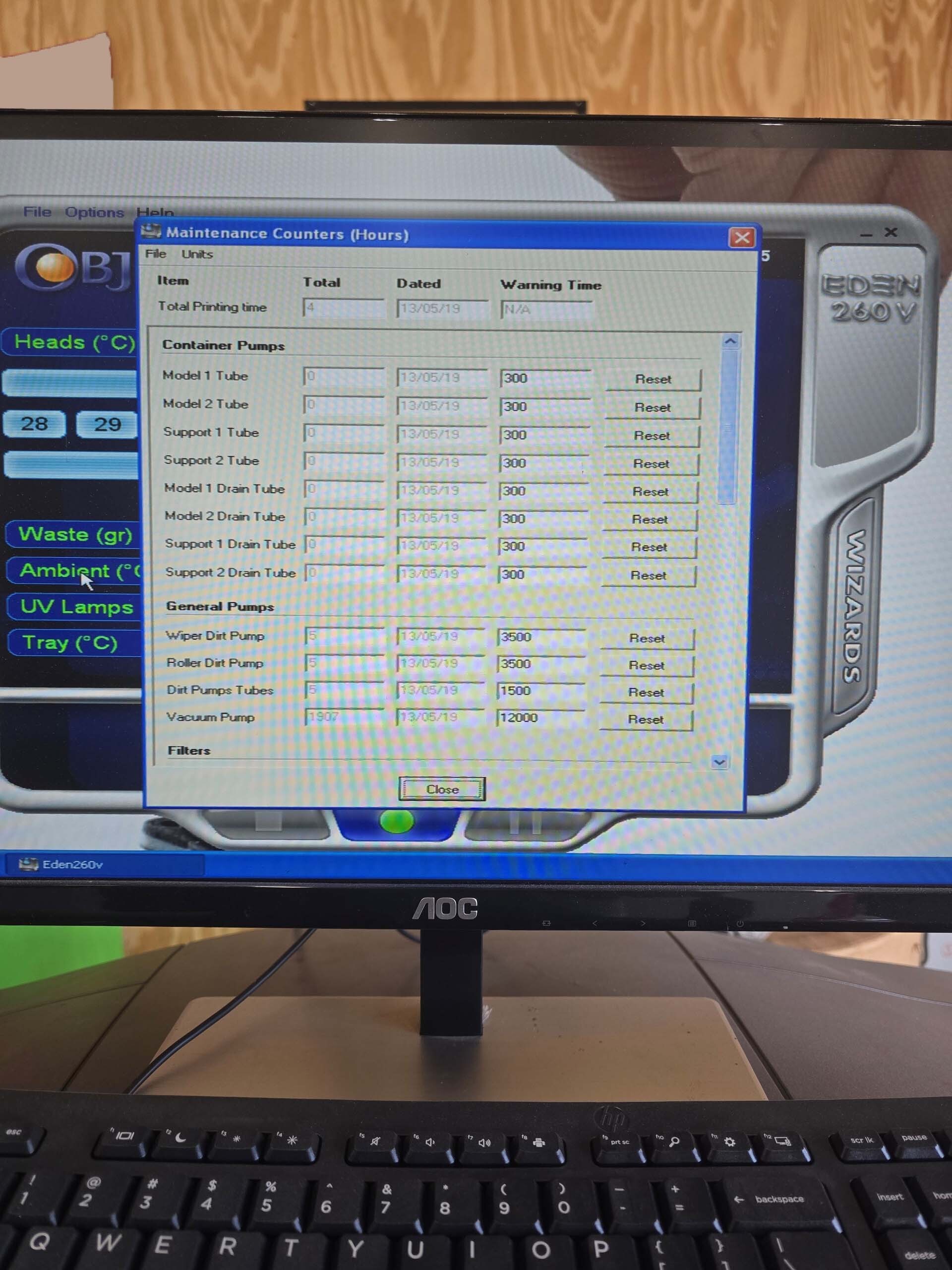 图为 已使用的 STRATASYS Objet Eden 260V 待售