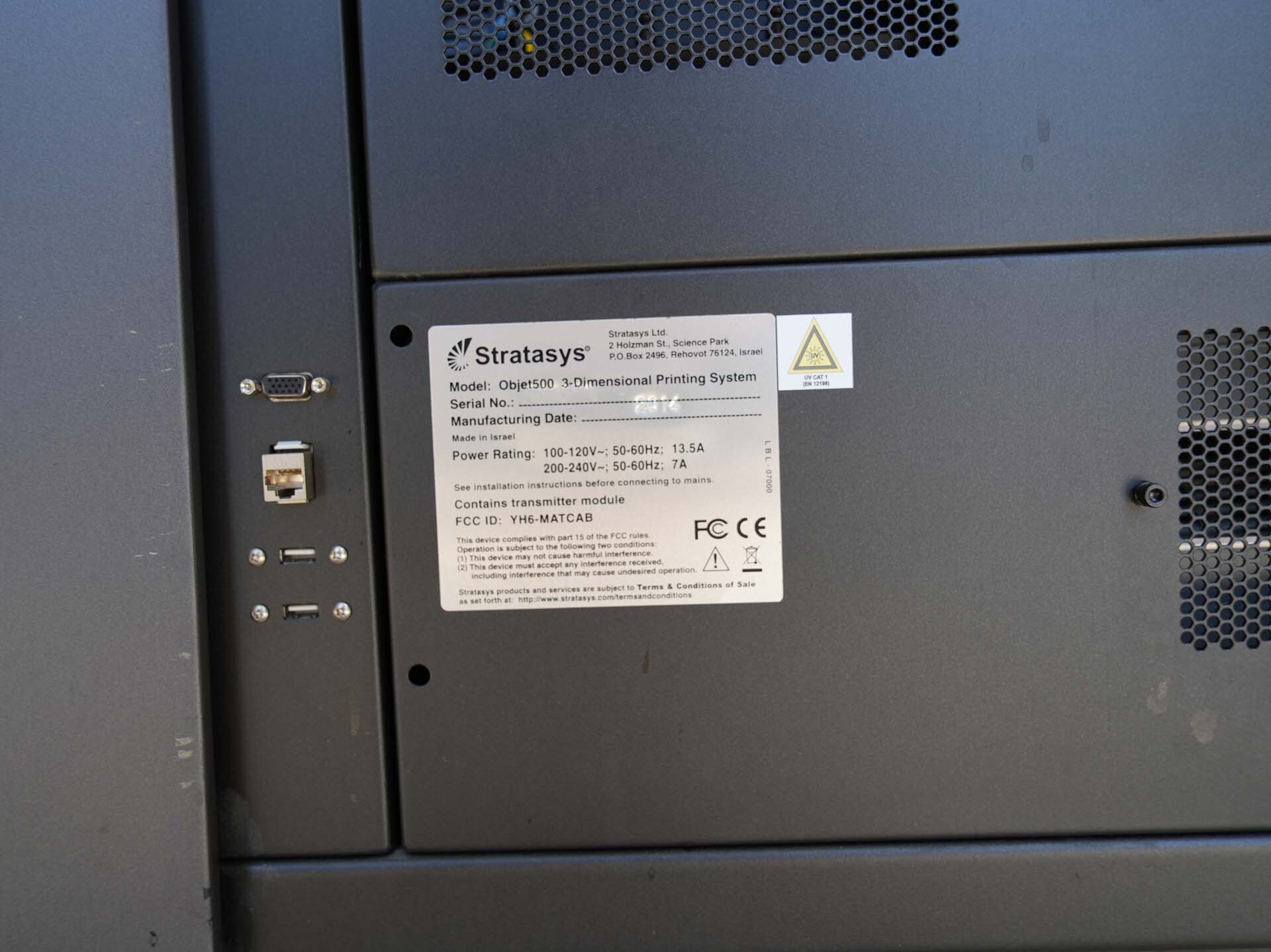 圖為 已使用的 STRATASYS Objet 500 CNX3 待售