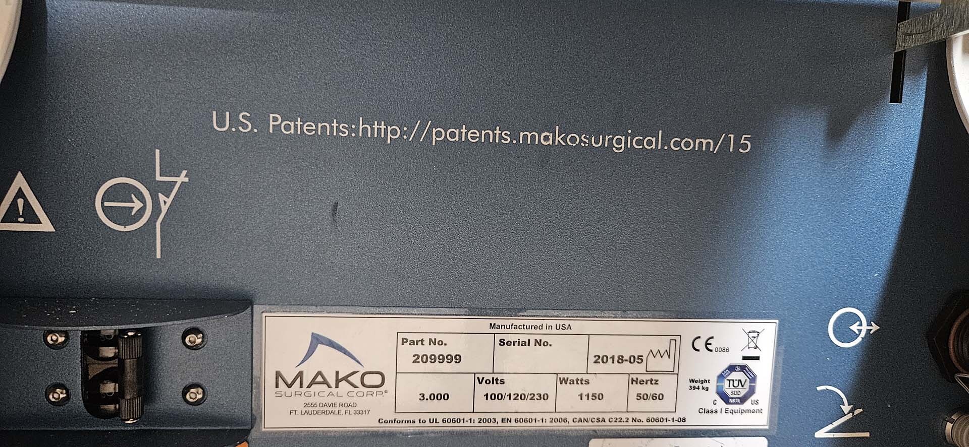 Photo Used STRYKER Mako For Sale