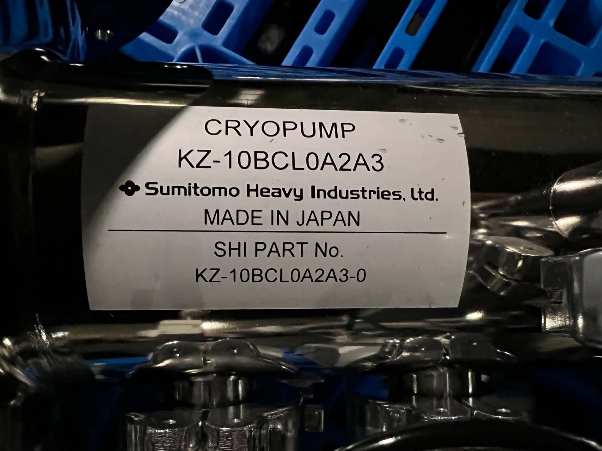 图为 已使用的 SUMITOMO KZ-10BCL0A2A3 待售