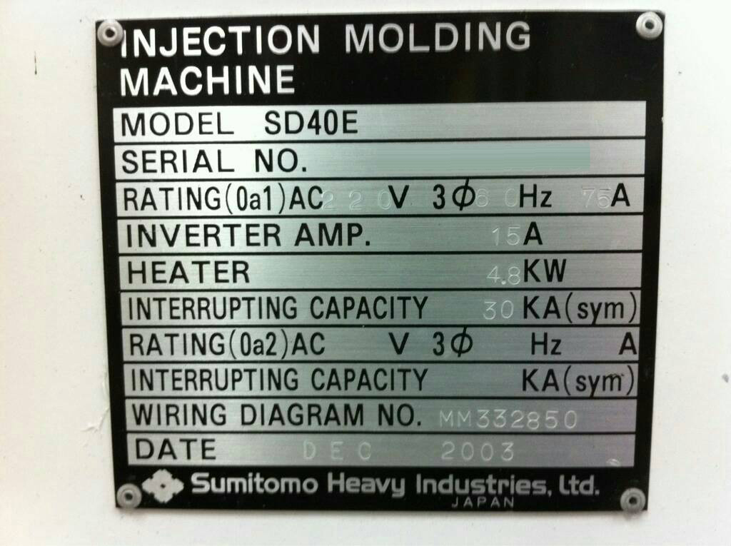 圖為 已使用的 SUMITOMO SD40E 待售