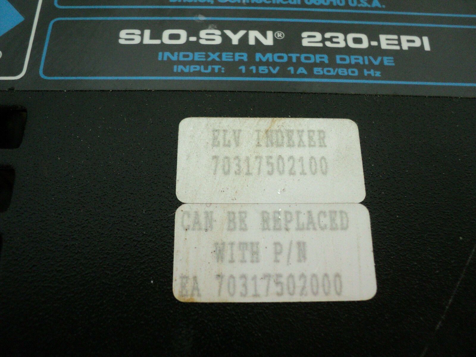 사진 사용됨 SUPERIOR ELECTRIC SLO-SYN 230-EPI 판매용