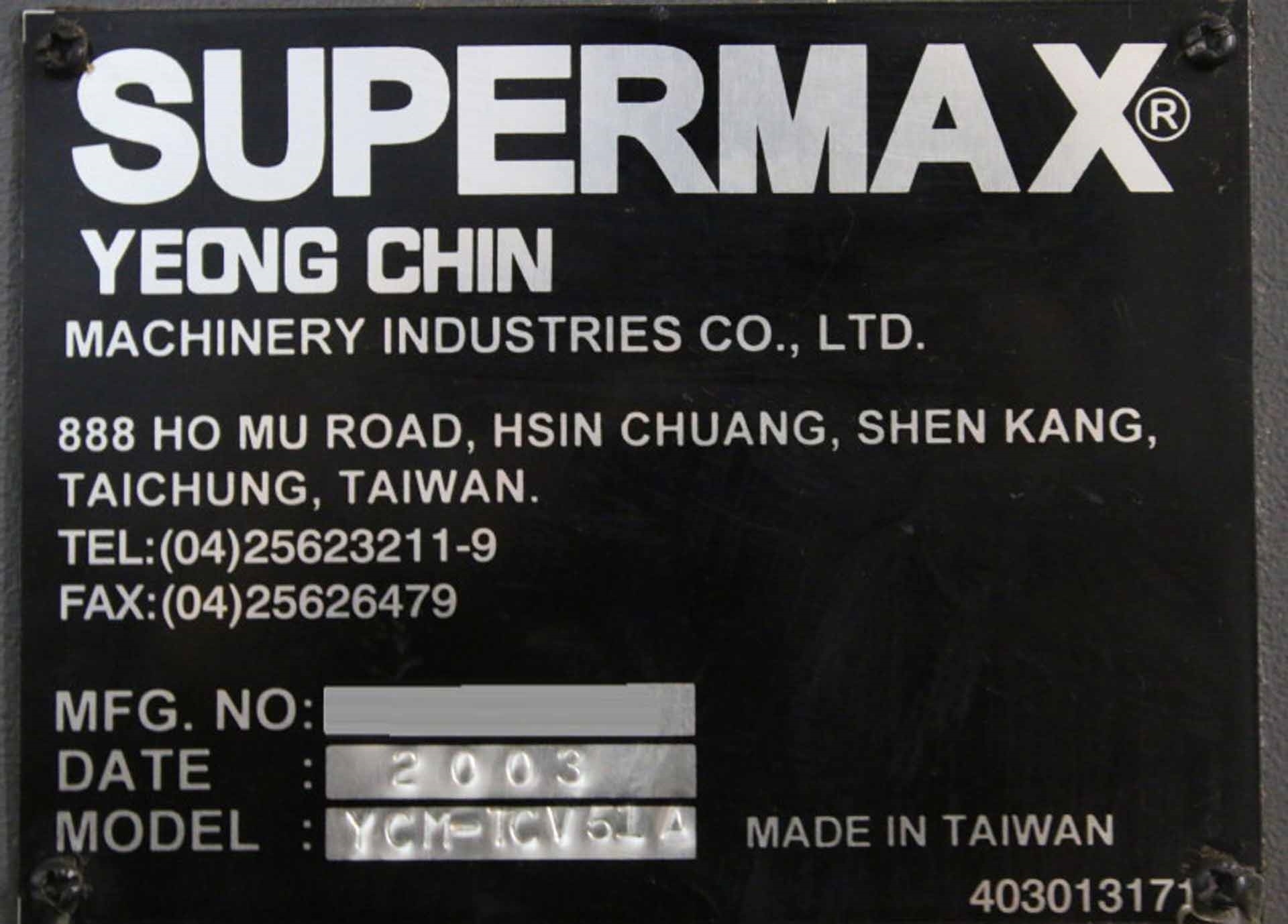 圖為 已使用的 SUPERMAX YCM-TC15 待售