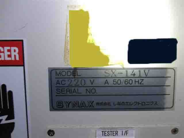 Photo Used SYNAX SX 141V For Sale