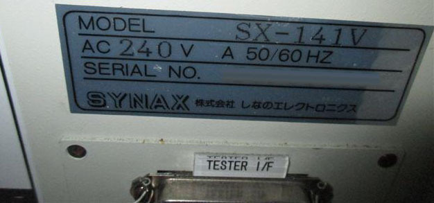 Photo Used SYNAX SX 141V For Sale