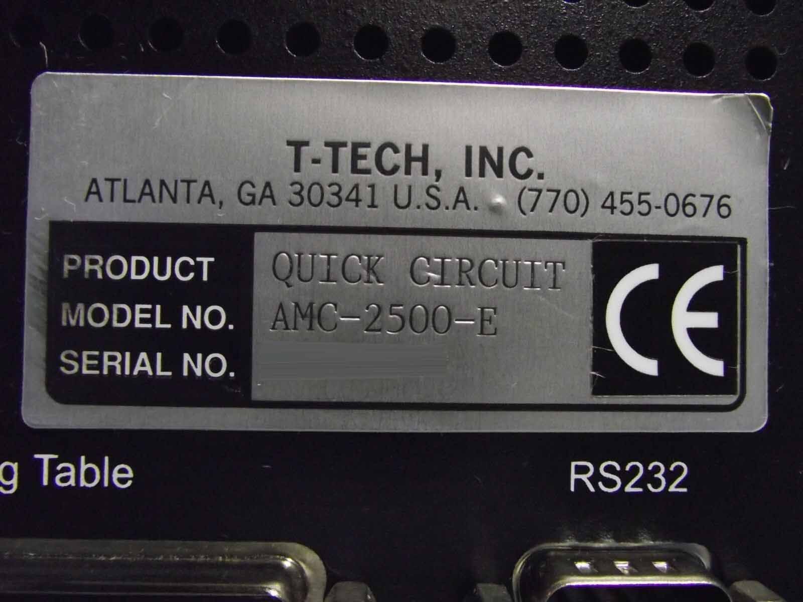 Photo Used T-TECH AMC-2500-E For Sale