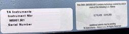 Foto Verwendet TA INSTRUMENTS DMA Q800 Zum Verkauf
