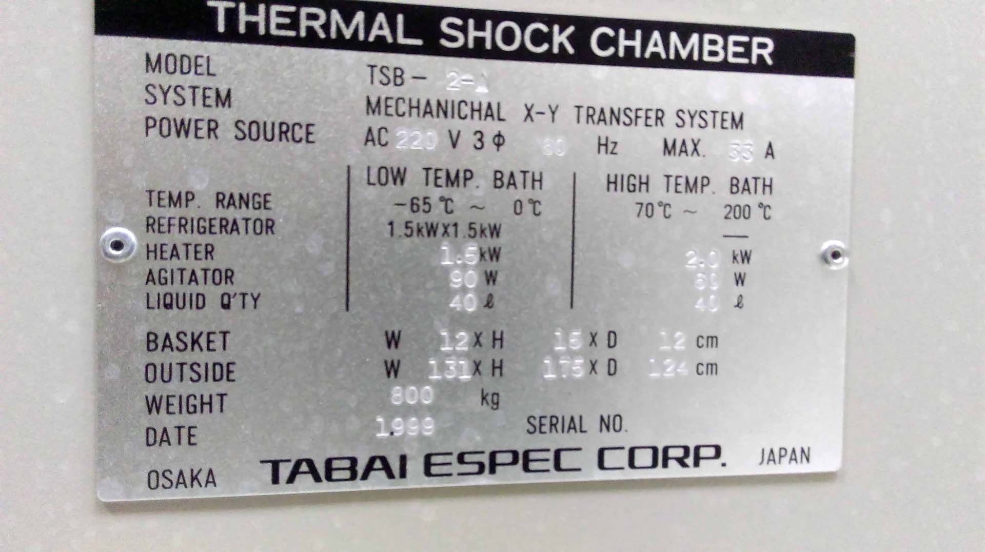 圖為 已使用的 TABAI ESPEC TSB-2 待售