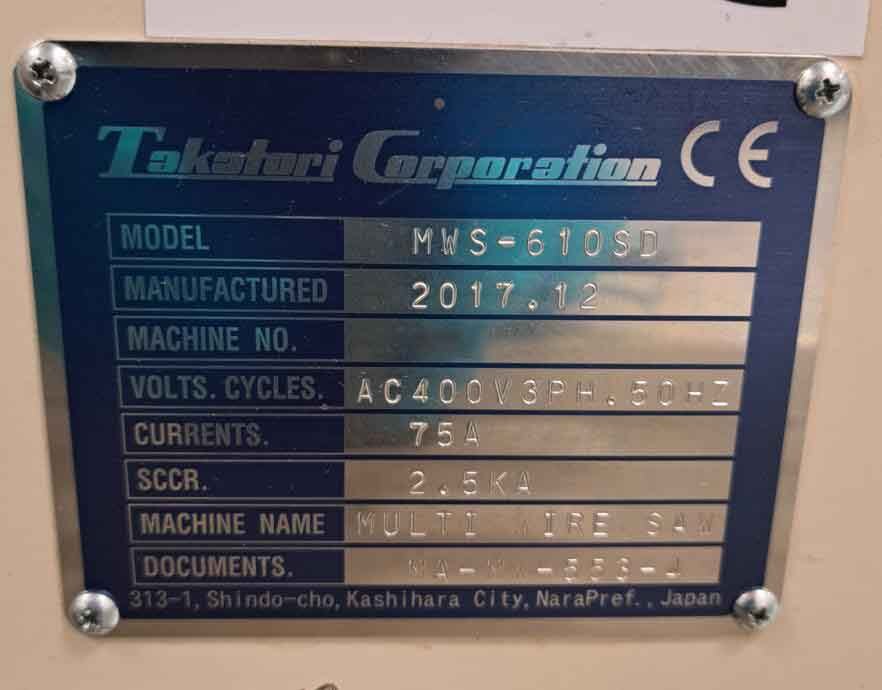 Foto Verwendet TAKATORI MWS 610SD Zum Verkauf