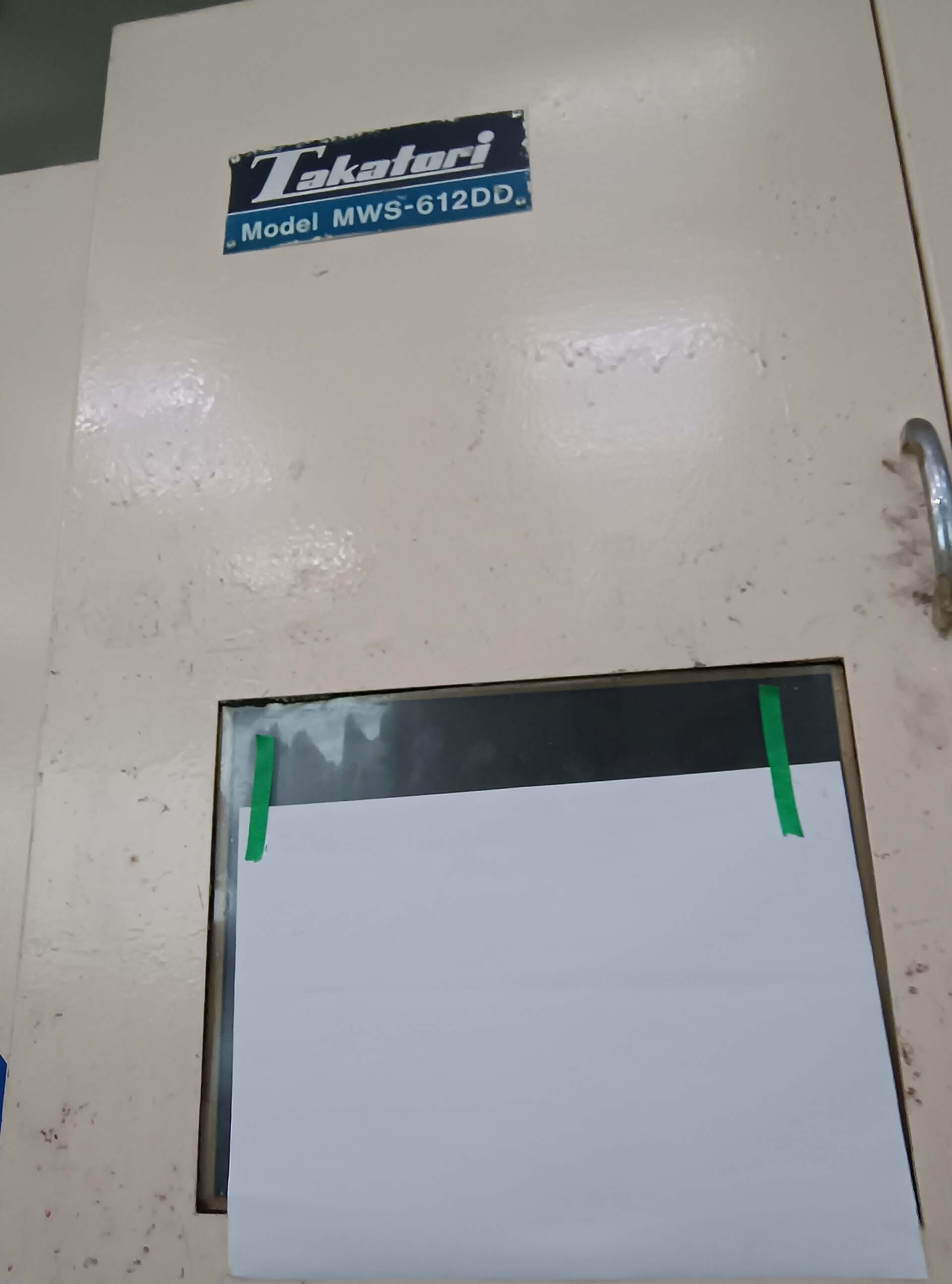 圖為 已使用的 TAKATORI MWS-612DD 待售