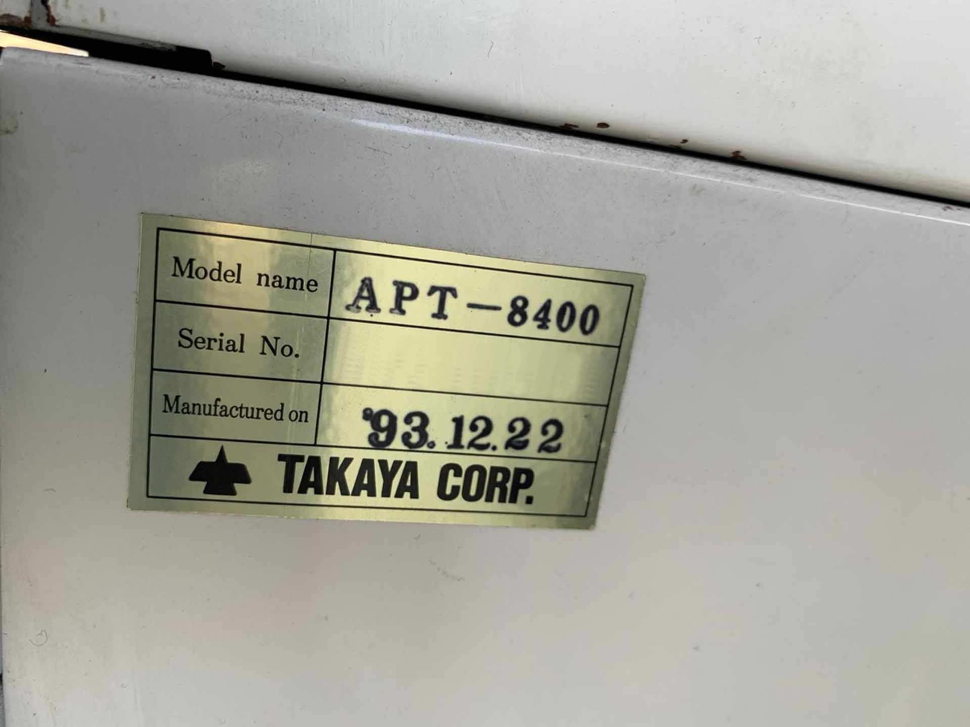 圖為 已使用的 TAKAYA APT 8400 待售