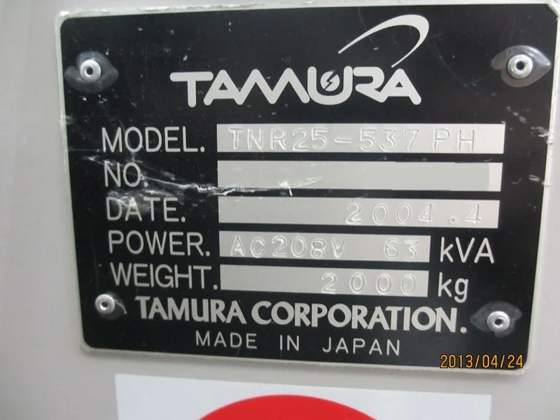 TAMURA TNR25-537PH リフロー炉 はセール価格 #9026424, 2004