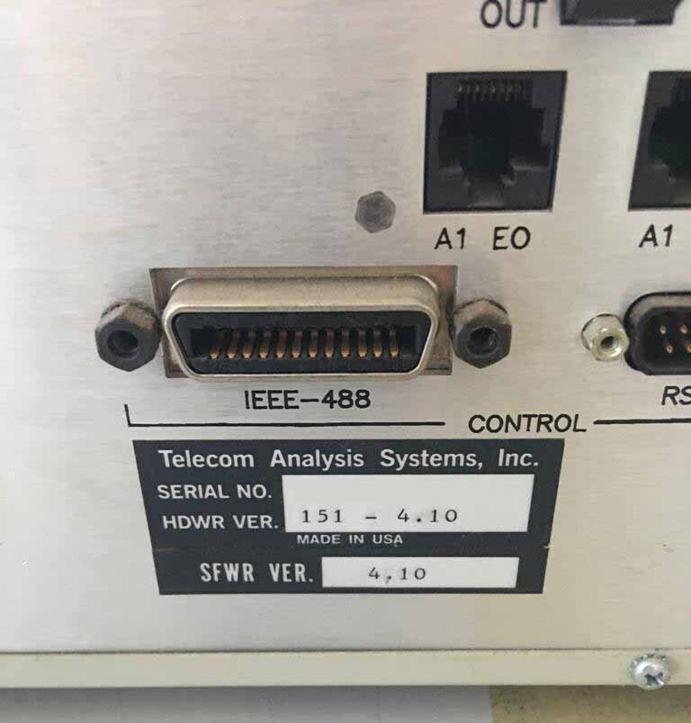 Photo Used TAS / TELECOM  ANALYSIS SYSTEMS 151 For Sale