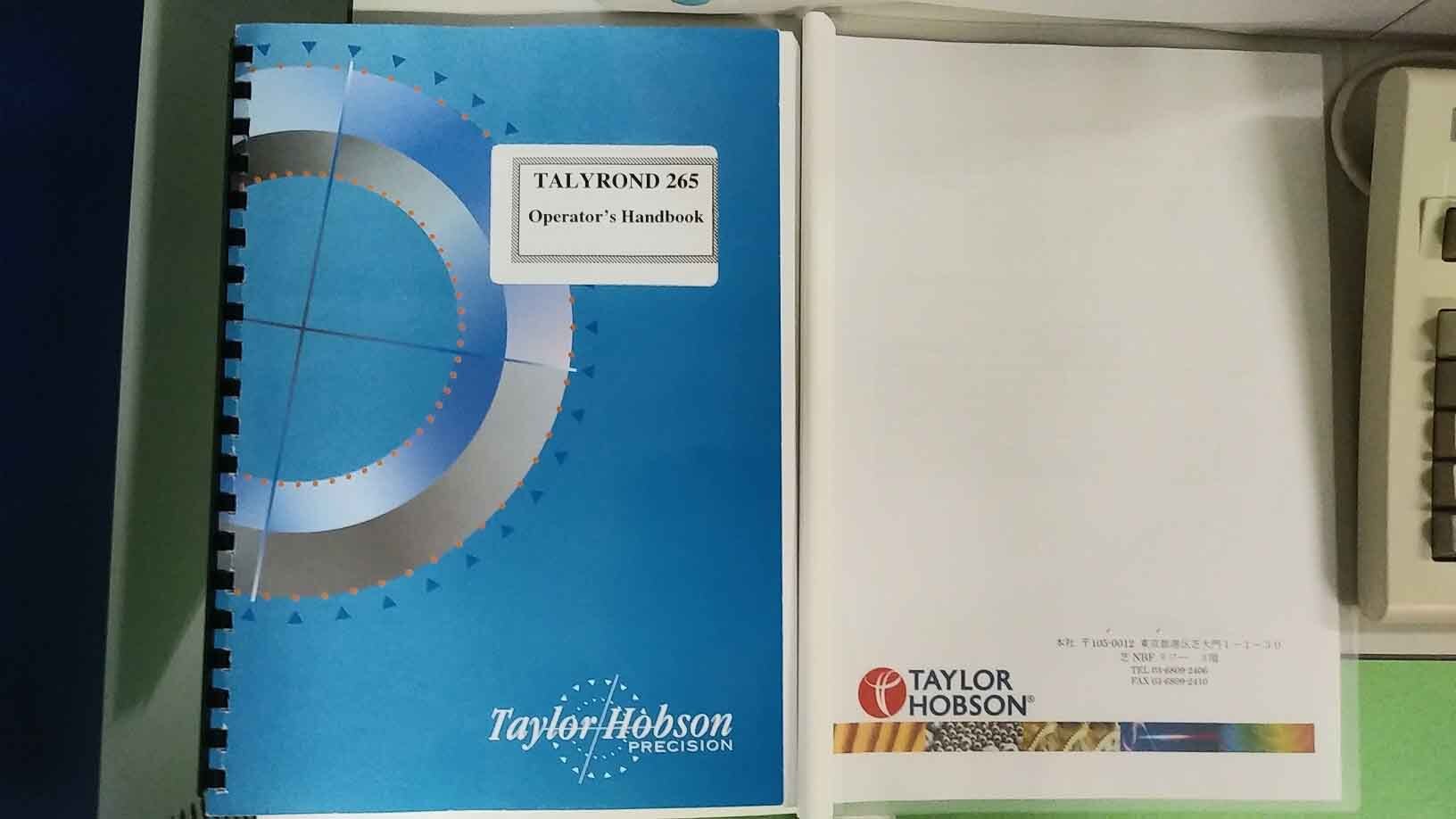 Photo Used TAYLOR HOBSON TalyRond 265 For Sale