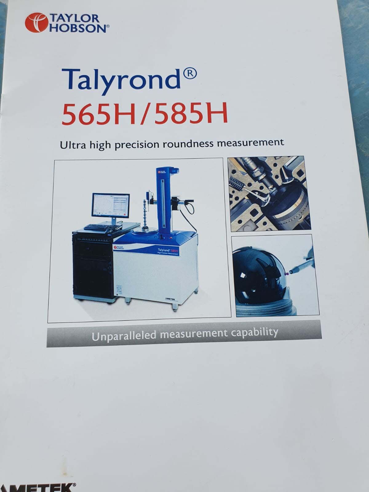 Photo Used TAYLOR HOBSON TalyRond 565H For Sale