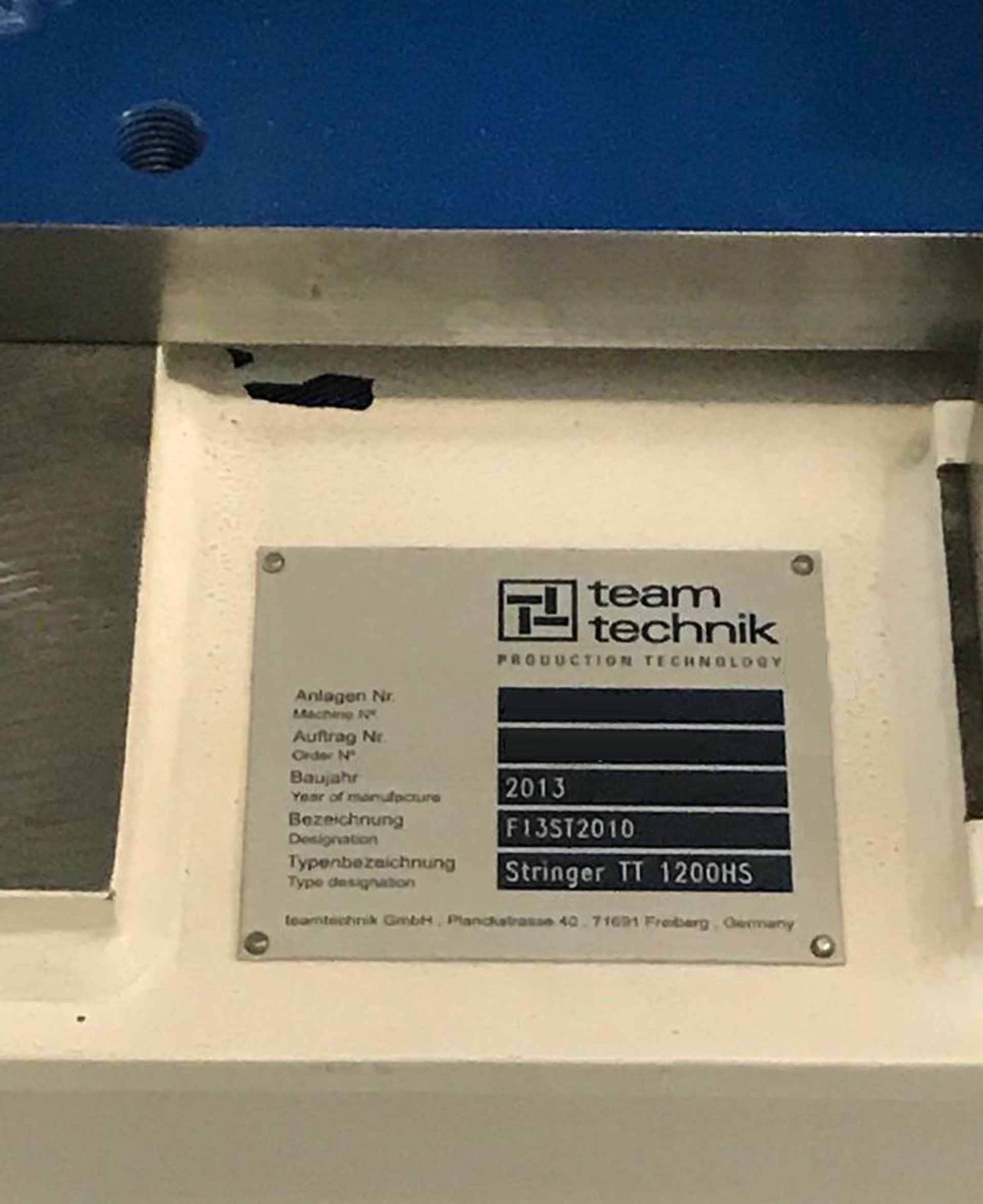圖為 已使用的 TEAM TECHNIK TT1200 HS 待售