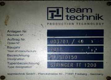 圖為 已使用的 TEAM TECHNIK TT1200 待售