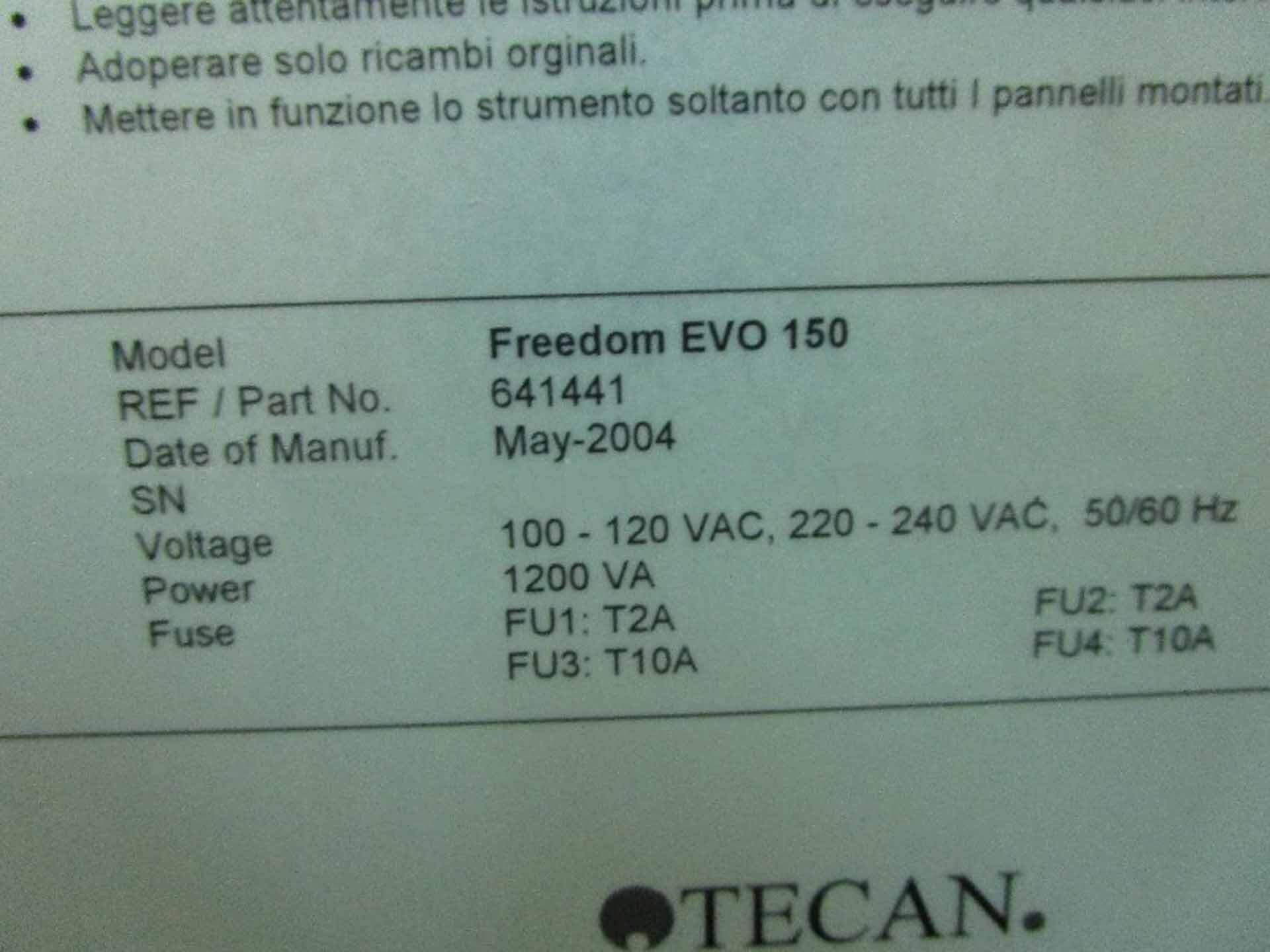Photo Used TECAN Freedom EVO 150 For Sale