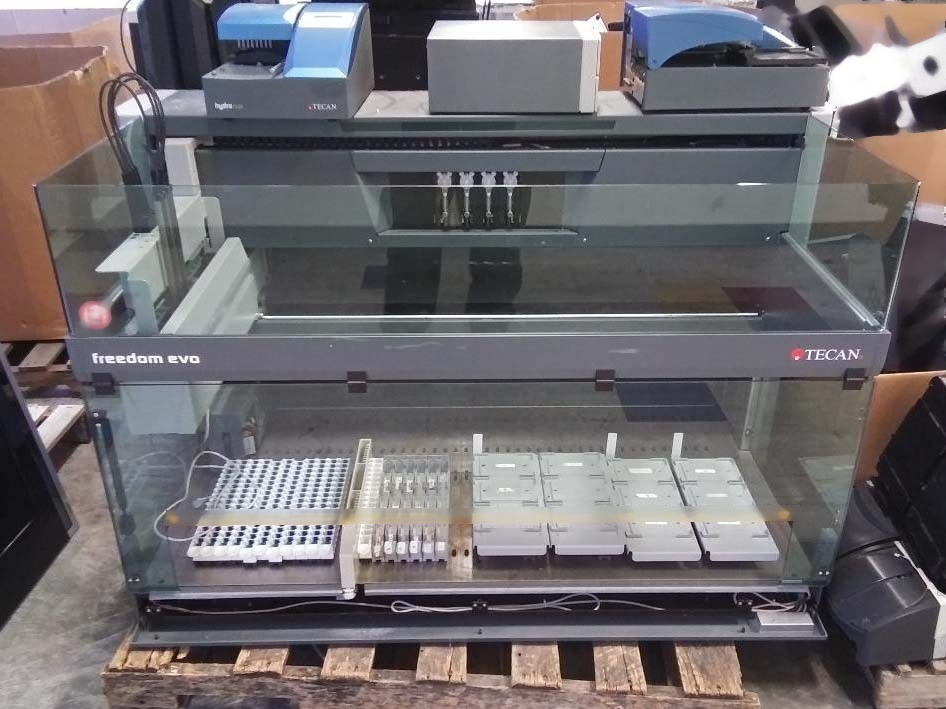 Photo Used TECAN Freedom EVO-2 100 Base For Sale